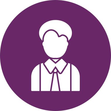 Kişi Kabartma Çemberi Simgesi