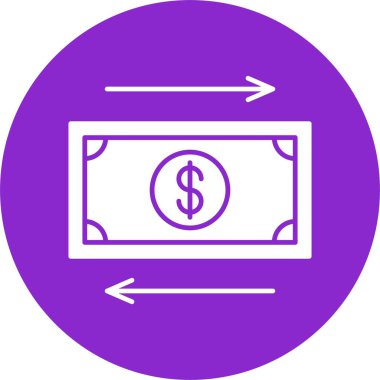 Nakit Akışı Kabartma Çemberi Simgesi