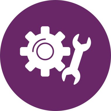 Servis Kabartma Çemberi Simgesi