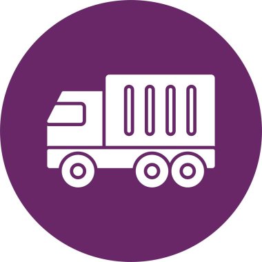 Kamyon Kabartma Çemberi Simgesi