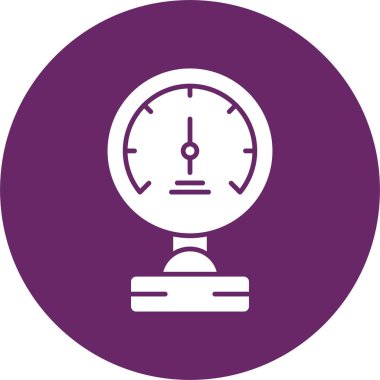 Basınç Ölçeği Kabartma Çemberi Simgesi