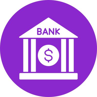 Banka Kabartma Çemberi Simgesi