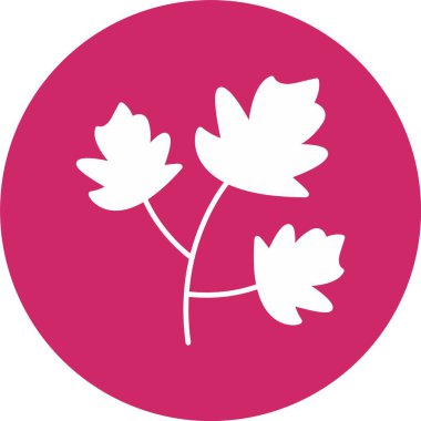 Maydanoz Kabartma Çemberi Simgesi