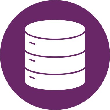 veritabanı Kabartma Çemberi Simgesi