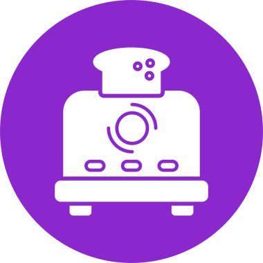 Tost Makinesi Kabartma Çemberi Simgesi
