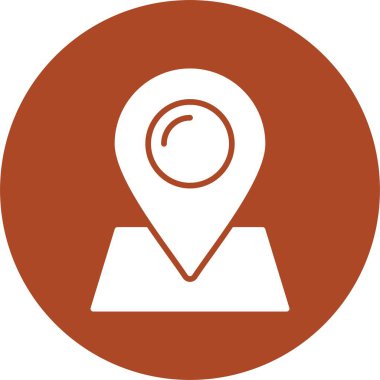 Konum Kabartma Çemberi Simgesi