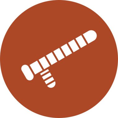 Baton Kabartma Çemberi Simgesi