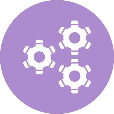 Vites Kabartma Çemberi Simgesi