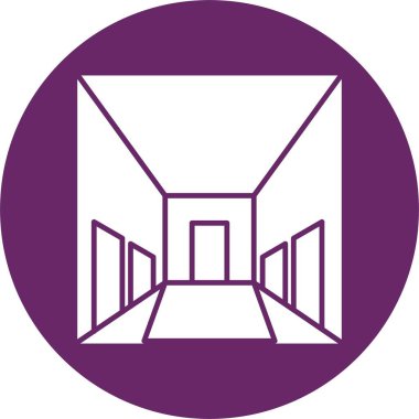 Koridor Kabartma Çemberi Simgesi