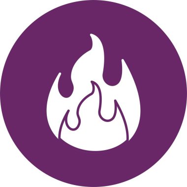 Alev Kabartma Çemberi Simgesi