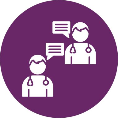 Konuşma Kabartma Çemberi Simgesi