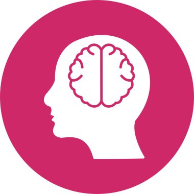 Nöroloji Kabartma Çemberi Simgesi