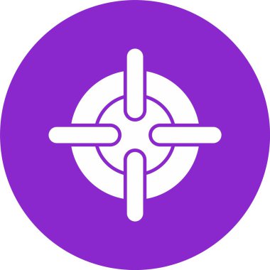 Hedef Kabartma Çemberi Simgesi