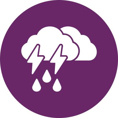 Fırtına Kabartma Çemberi Simgesi