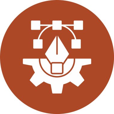 Yaratıcı Süreç Kabartma Çemberi Simgesi