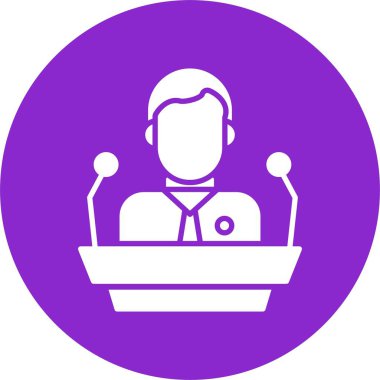 Konuşma Kabartma Çemberi Simgesi