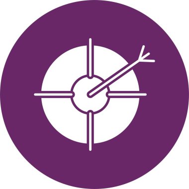 Hedef Kabartma Çemberi Simgesi