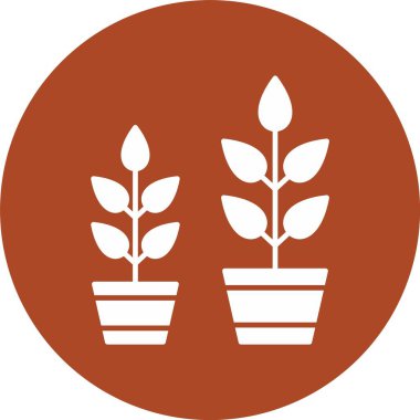 Bitki Kabartma Çemberi Simgesi Büyüt