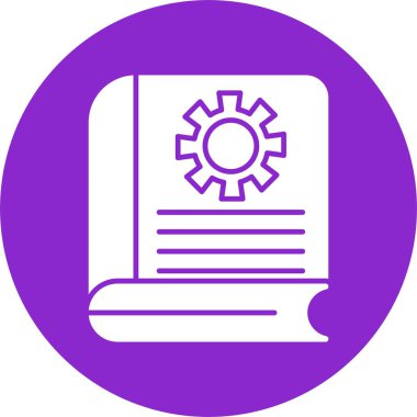 Kitap Kabartma Çemberi Simgesi