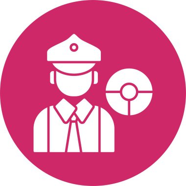 Sürücü Kabartma Çemberi Simgesi