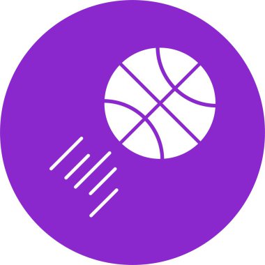 Basketbol Kabartma Çemberi Simgesi