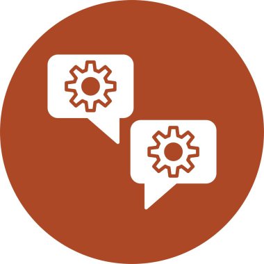 Chat Kabartma Çemberi Simgesi