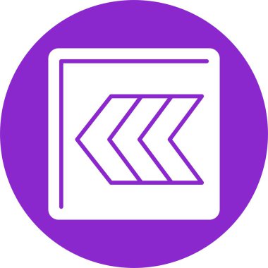 Sol Sembol Kabartma Çemberi Simgesi