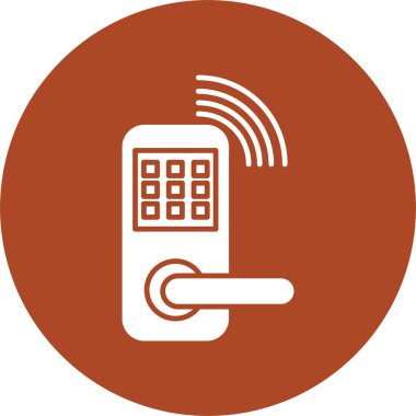 Akıllı Kapı Kabartma Çemberi Simgesi