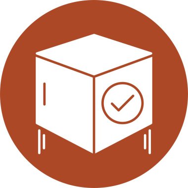 Kutu Kabartma Çemberi Simgesi