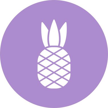 Ananas Kabartma Çemberi Simgesi