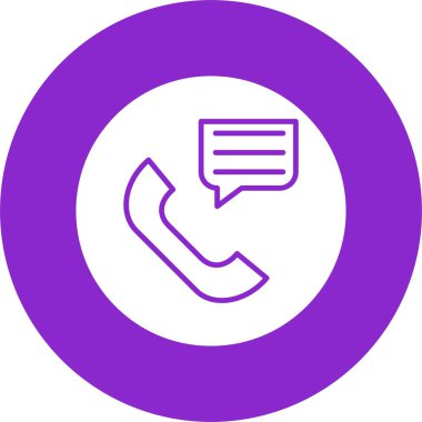 İletişim Kabartma Çemberi Simgesi