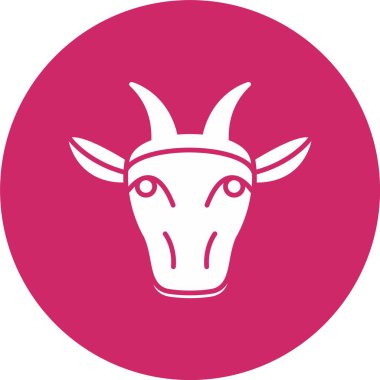 Keçi Kabartma Çemberi Simgesi