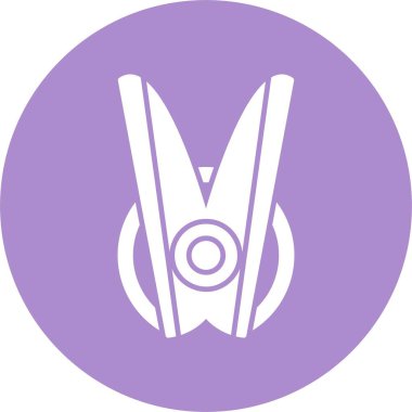 Clothespin Kabartma Çemberi Simgesi