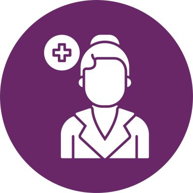 Hemşire Kabartma Çemberi Simgesi