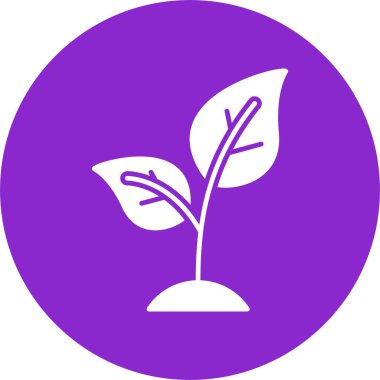 Filiz Kabartma Çemberi Simgesi