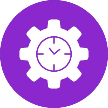 Etkili Zaman Kabartma Çemberi Simgesi