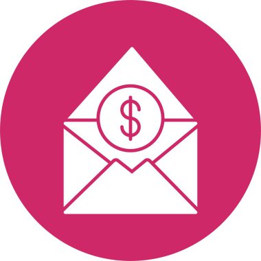 Maaş Postası Kabartma Çemberi Simgesi