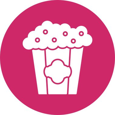 Patlamış Mısır Kabartma Çemberi Simgesi