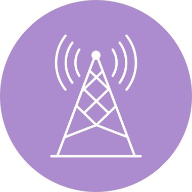 Anten Kabartma Çemberi Simgesi