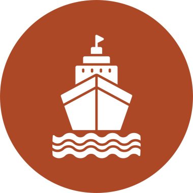 Gemi Kabartma Çemberi Simgesi