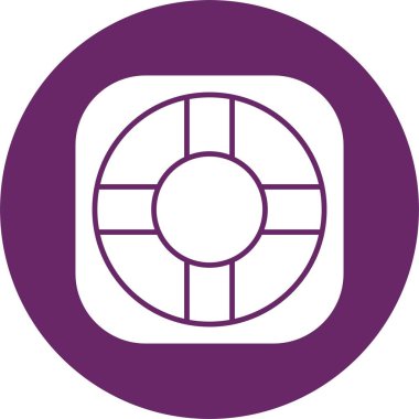 Lifebuoy Kabartma Çemberi Simgesi