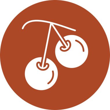 Bing Kiraz Kabartma Çemberi Simgesi