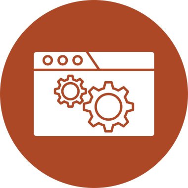 Tarayıcı Ayarları Kabartma Çemberi Simgesi