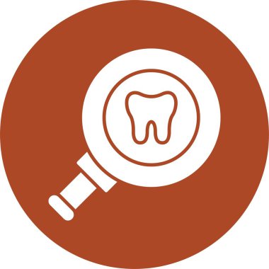 Diş Sağlama Kabartma Çemberi Simgesi