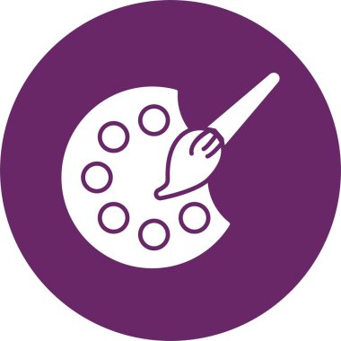 Suluboya Kabartma Çemberi Simgesi