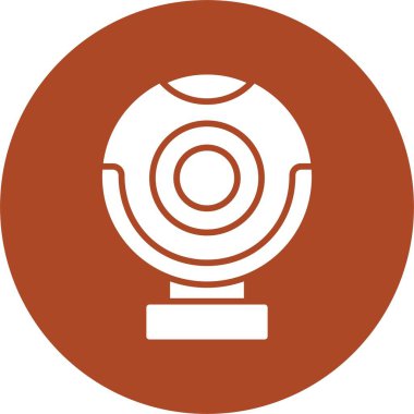 Webcam Kabartma Çemberi Simgesi