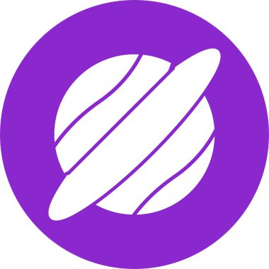 Gezegen Kabartma Çemberi Simgesi