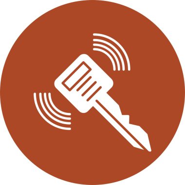 Akıllı Anahtar Kabartma Çemberi Simgesi