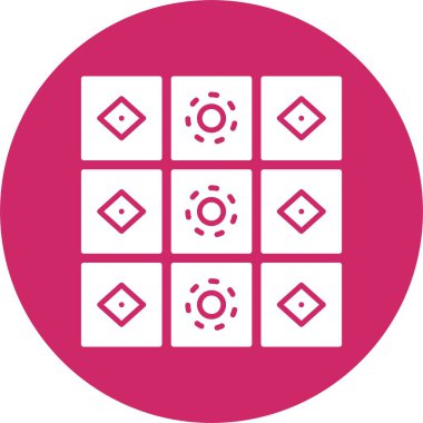 Döşeme Kabartma Çemberi Simgesi