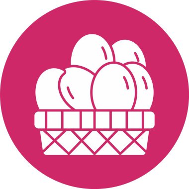 Yumurta Sepeti Kabartma Çemberi Simgesi